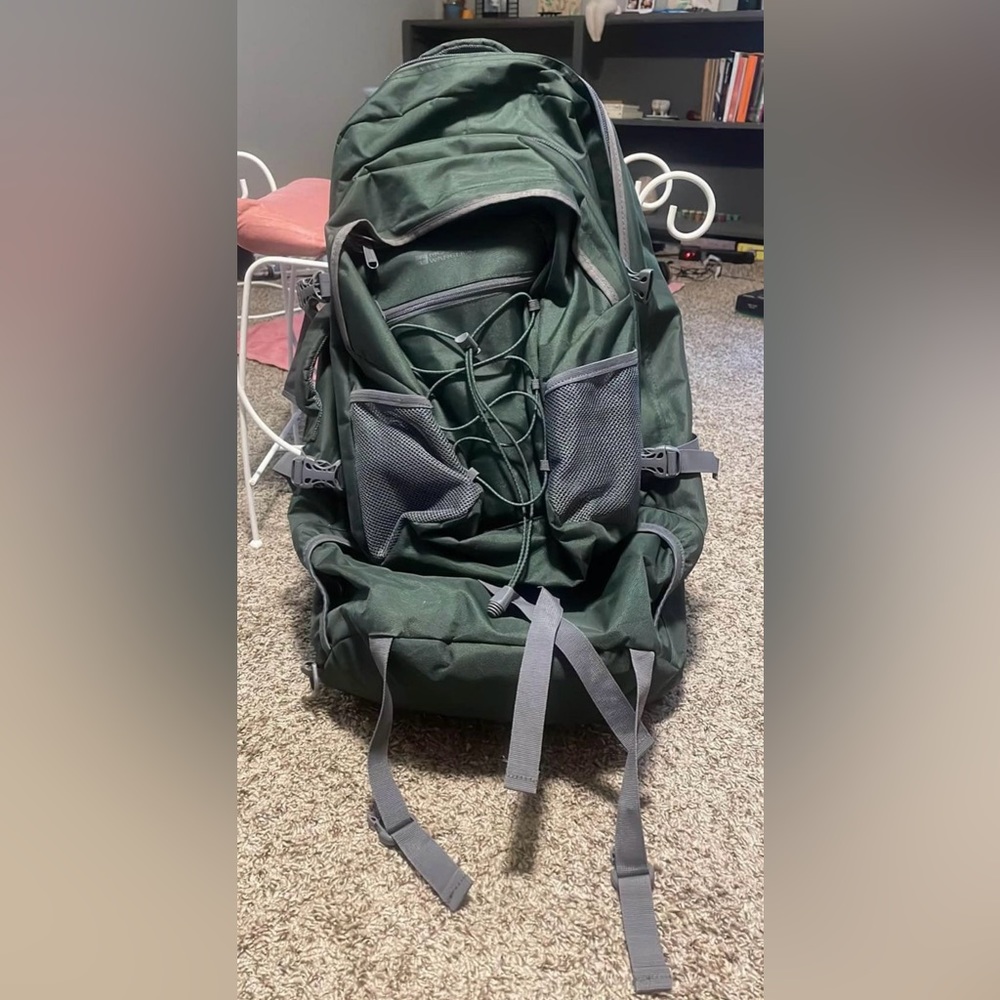 Green 2-piece Hiking Backpack